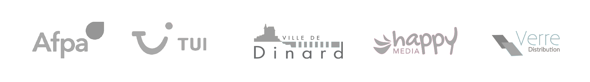 Logos en png des entreprises pour lesquelles WOOW à travaillé